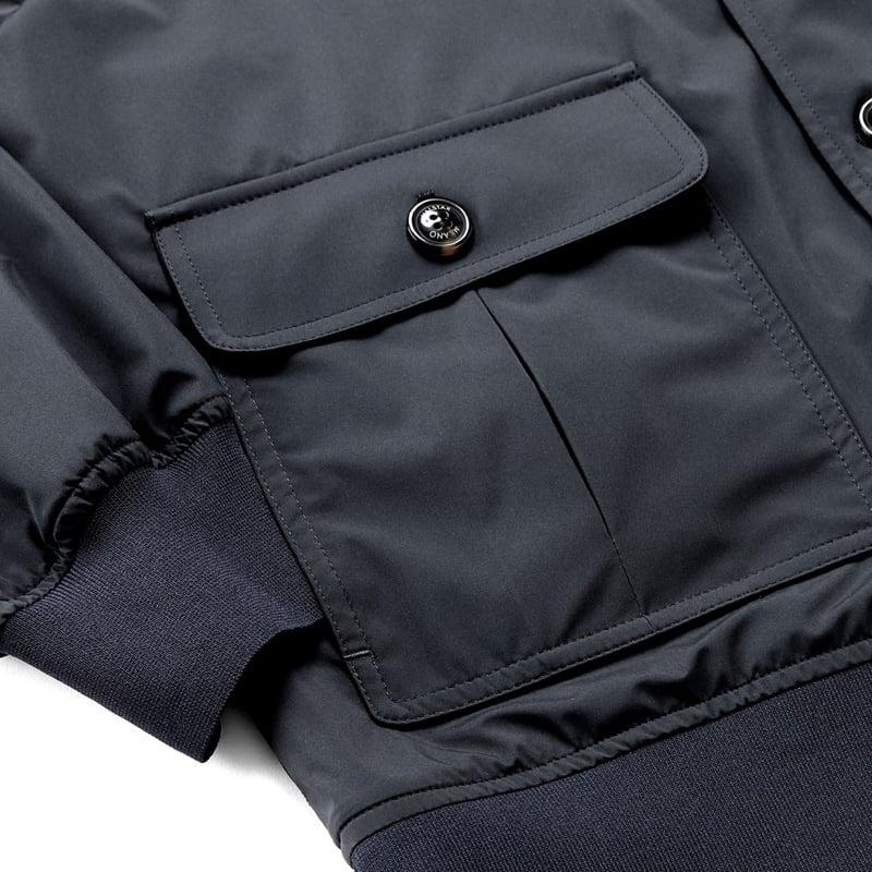 ヴァルスター Valstar ／ 防水透湿3レイヤーポリエステルバルスターブルゾン「POCKETABLE VALSTARINO 407A.A127」（NAVY／ネイビー）の画像