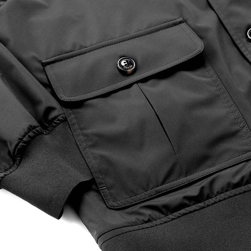 ヴァルスター Valstar ／ 防水透湿3レイヤーポリエステルバルスターブルゾン「POCKETABLE VALSTARINO 407A.A127」（BLACK／ブラック）の画像