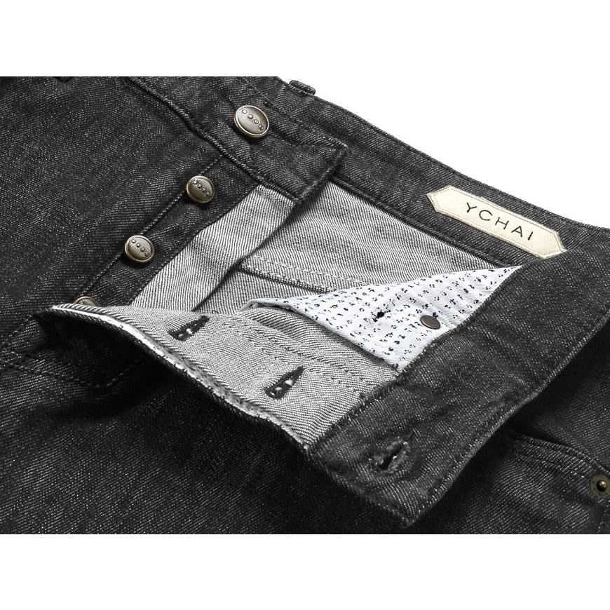 期間セール ！ イカイ YCHAI ／ 【国内正規品】 ／ ワンウォッシュコットンストレッチブラックデニムジーンズ「ROBUSTO（YPU004-2DS0017A）」 【2426189903】(12441円)