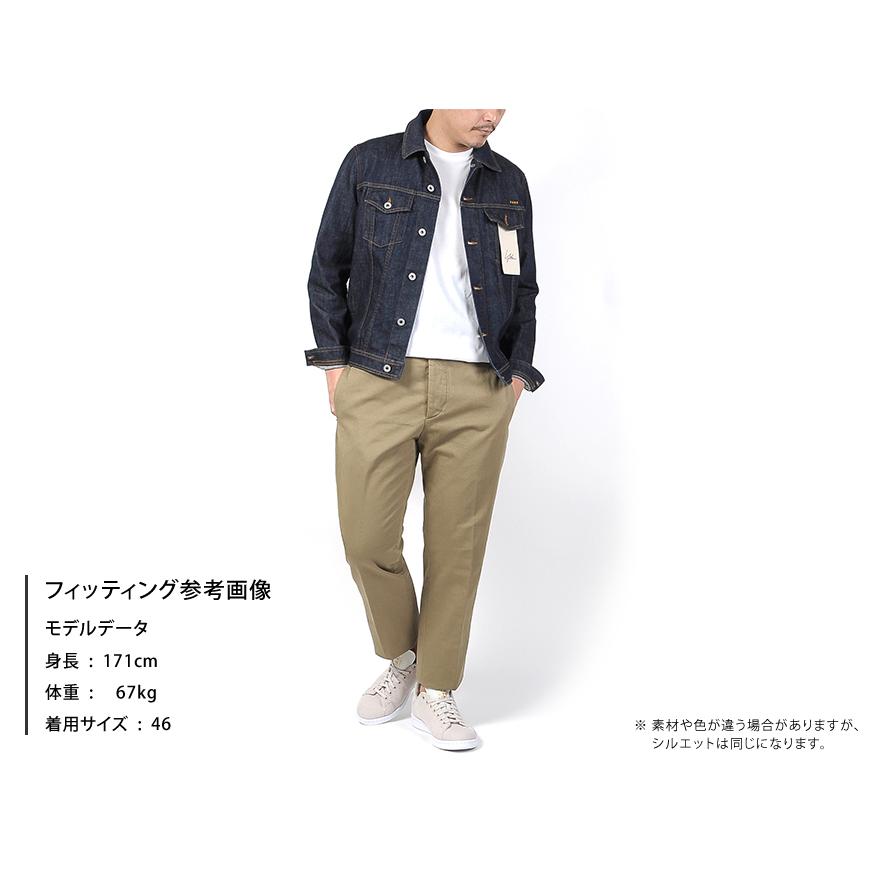 イカイ YCHAI ／ ウォッシュドコットンストレッチブラックデニムG 