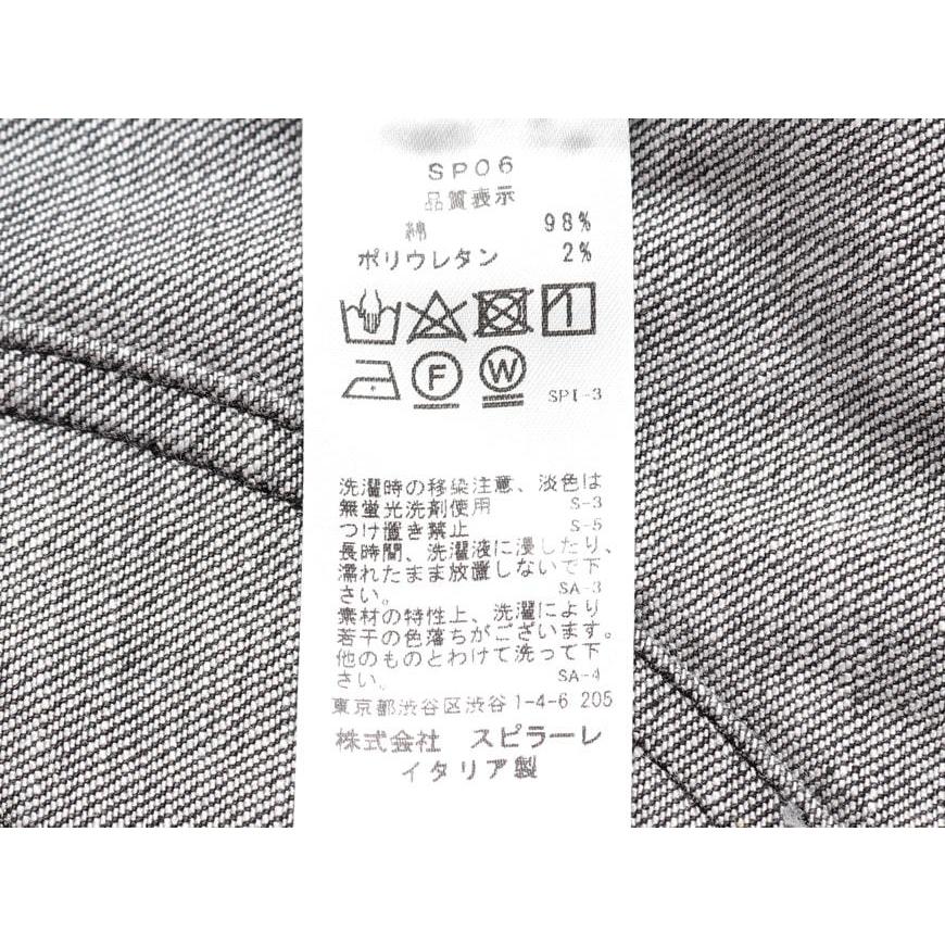 イカイ YCHAI / ウォッシュドコットンストレッチブラックデニム イカイ YCHAI / ウォッシュドコットンストレッチブラックデニム