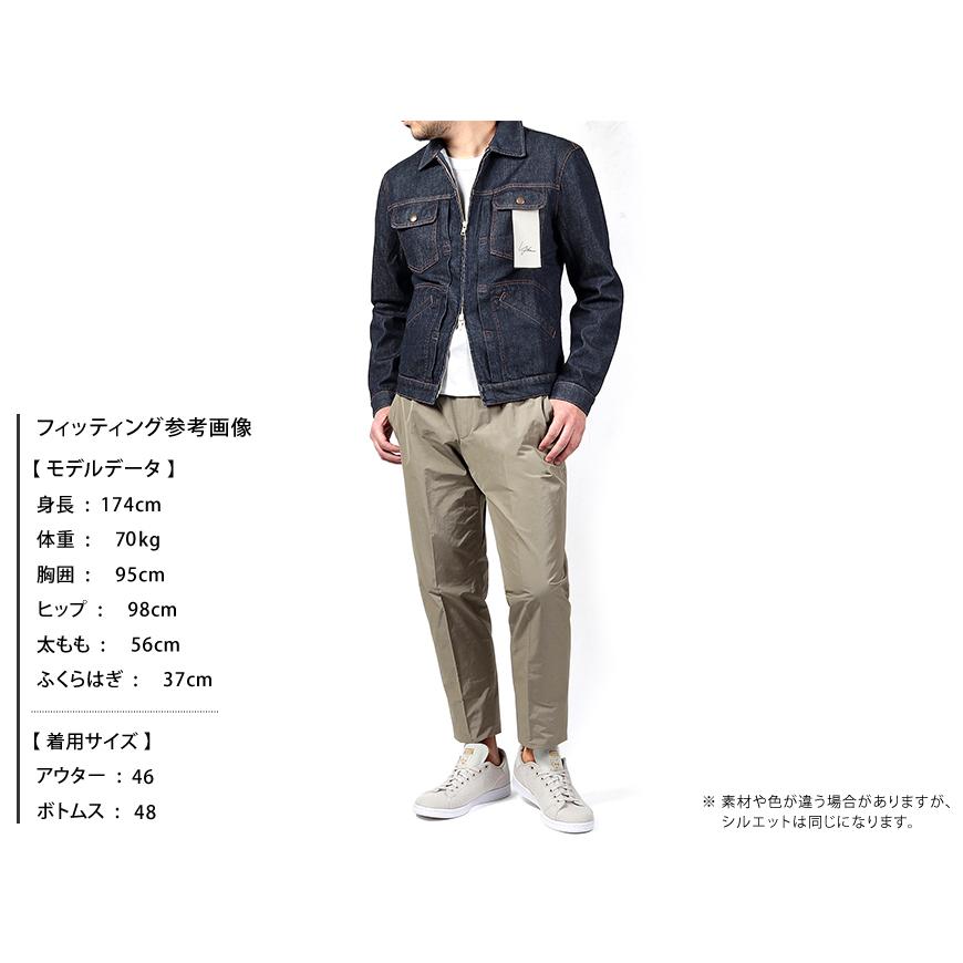 イカイ YCHAI / ウォッシュドコットンストレッチブラックデニム イカイ YCHAI / ウォッシュドコットンストレッチブラックデニム