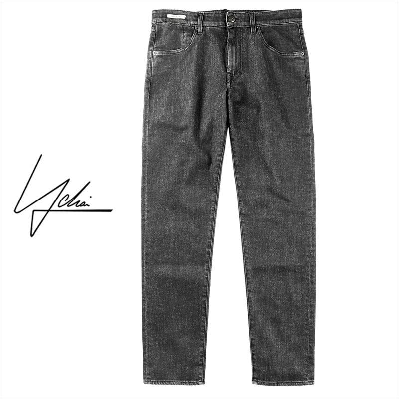 イカイ YCHAI / ウォッシュドコットンストレッチブラックデニム イカイ YCHAI / ウォッシュドコットンストレッチブラックデニム