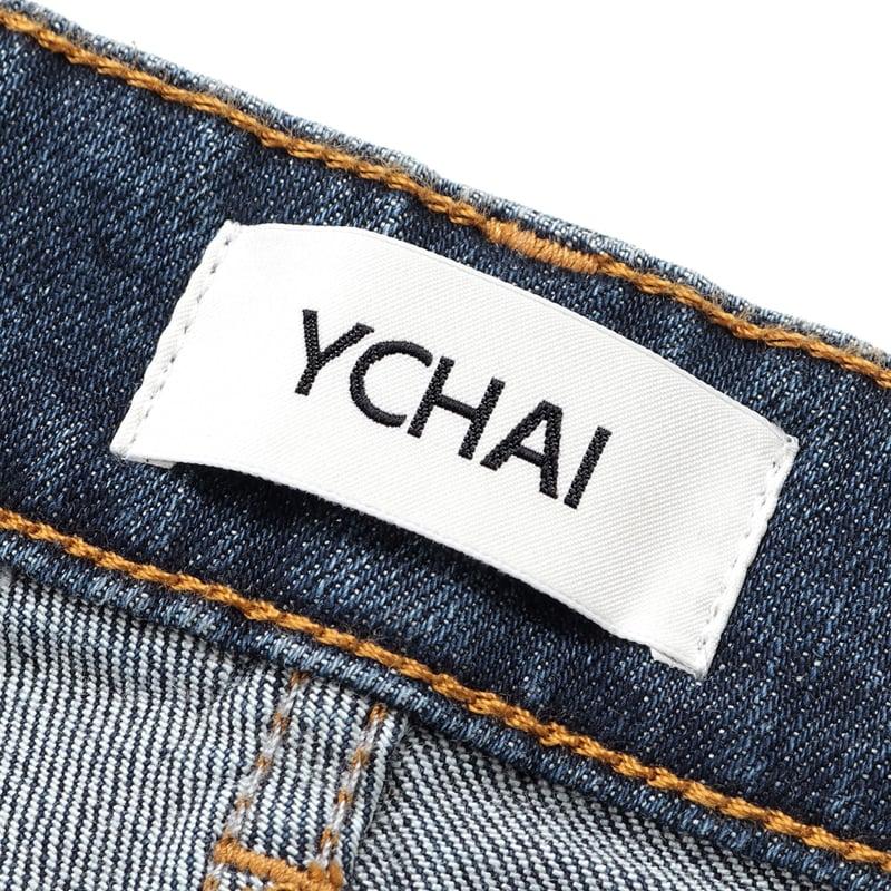 イカイ YCHAI ／ ウォッシュドコットンストレッチデニムジーンズ