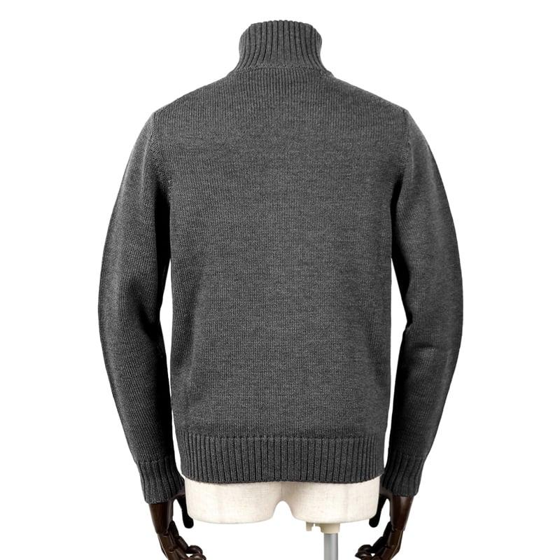 ZANONE 5ゲージ ウール ソリッド チャコールグレー Z2232