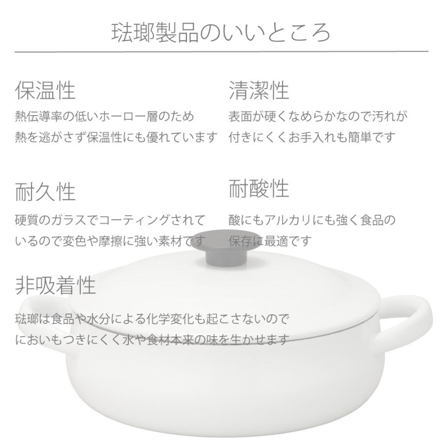 野田琺瑯（noda horo） 洗面器 フチ紺 HNM : イキトガレージYahoo!店
