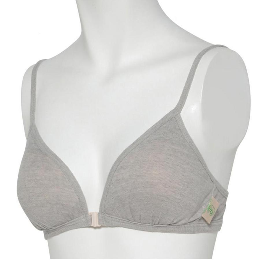 Leaf Cube Organic やわらかフロントホック（前開き）ブラ「テトベリーフロントホックブラ」M・Lサイズ リーフキューブオーガニック 104111 105111 |  | 04