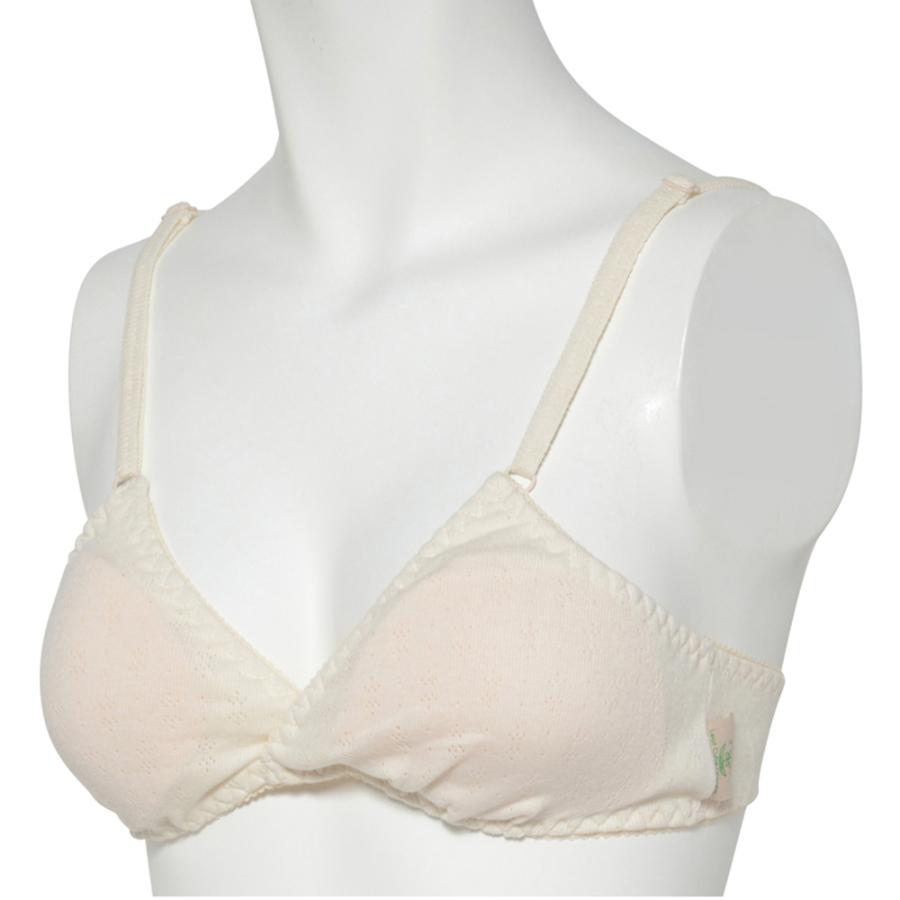 Leaf Cube Organic フィット感あるのにリラックス カシュクールブラ  ピュアソフト オーガニックコットン リーフキューブオーガニック 104112 105112 |  | 06