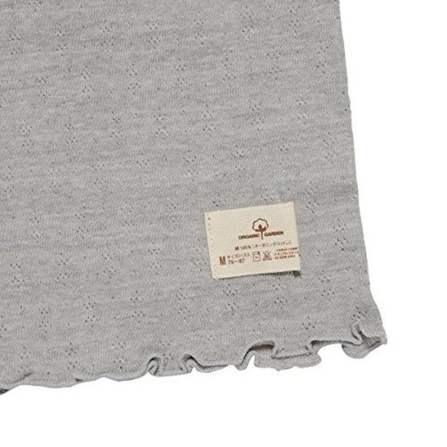 オーガニックガーデン 汗をしっかり吸収する ピコレース付 アクティブタンクトップ M・Lサイズ オーガニックコットン 日本製 294350 295350 | ORGANIC GARDEN | 11