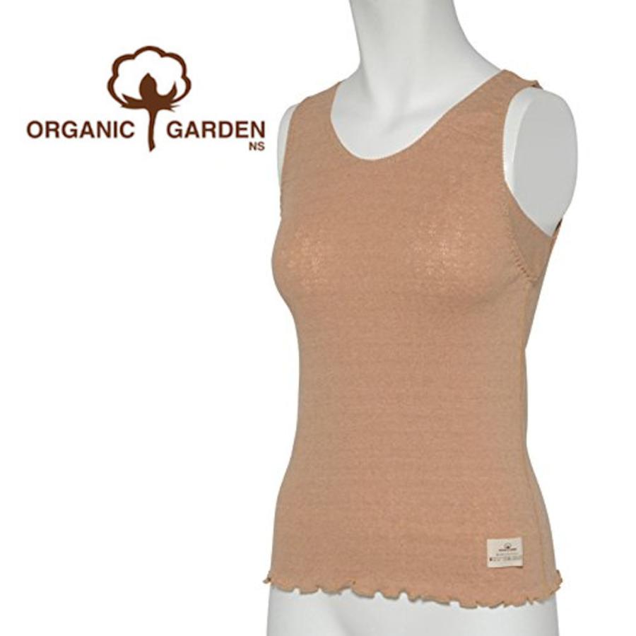 オーガニックガーデン 汗をしっかり吸収する ピコレース付 アクティブタンクトップ M・Lサイズ オーガニックコットン 日本製 294350 295350 | ORGANIC GARDEN | 04