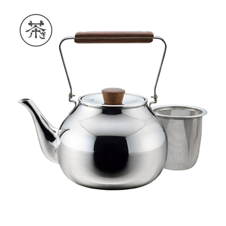 宮崎製作所 茶き 急須 茶こし付き 直火不可 0.7L かがみ 大 CHA-4 | 茶き