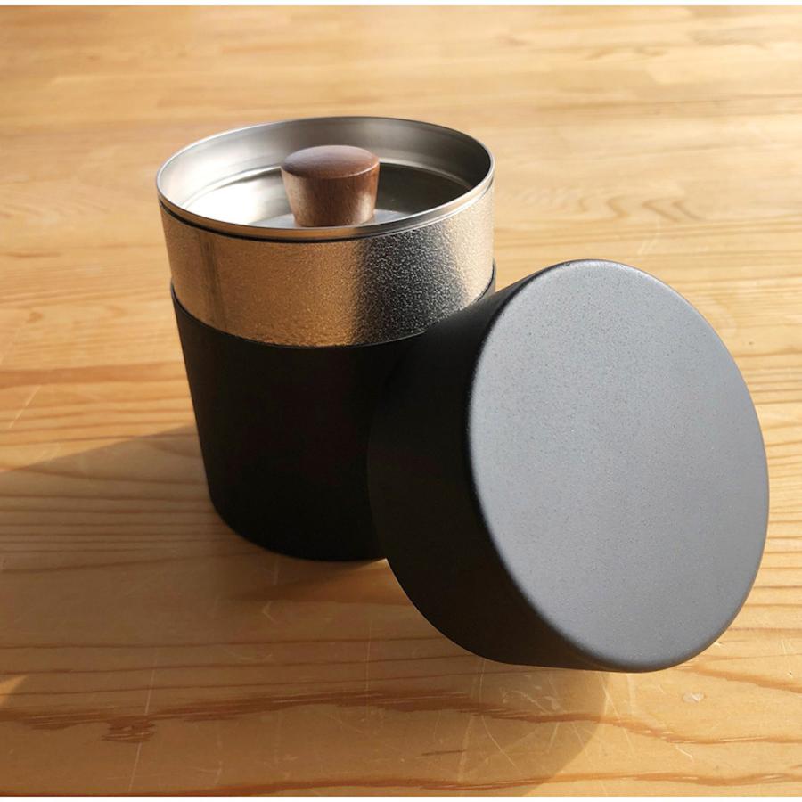 宮崎製作所 茶き くろいろ茶筒（小） CHA-8 | 茶き | 01