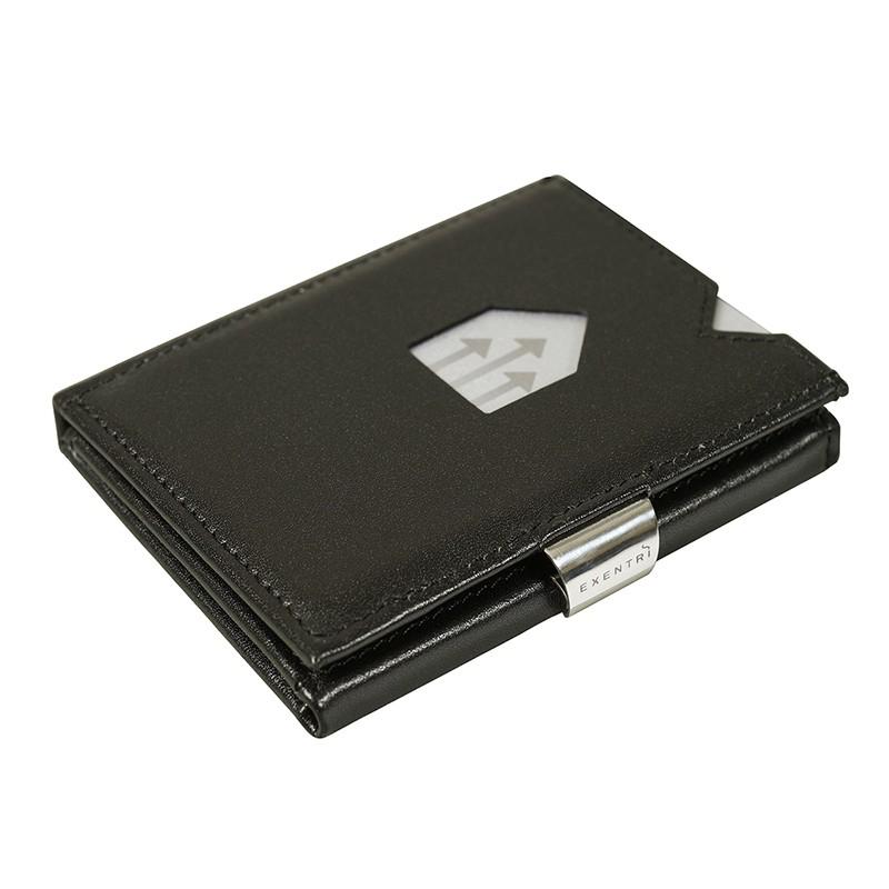 EXENTRI（エキセントリ）MULTIWALLET/三つ折り財布 EXENTRI WALLET (エキセントリ ウォレット)ブラック 本革 三つ折り財布