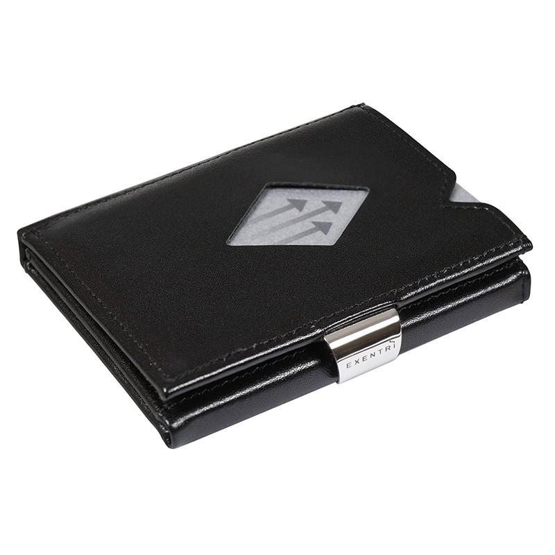 EXENTRI MULTI WALLET (エキセントリ マルチウォレット)ブラック 本革