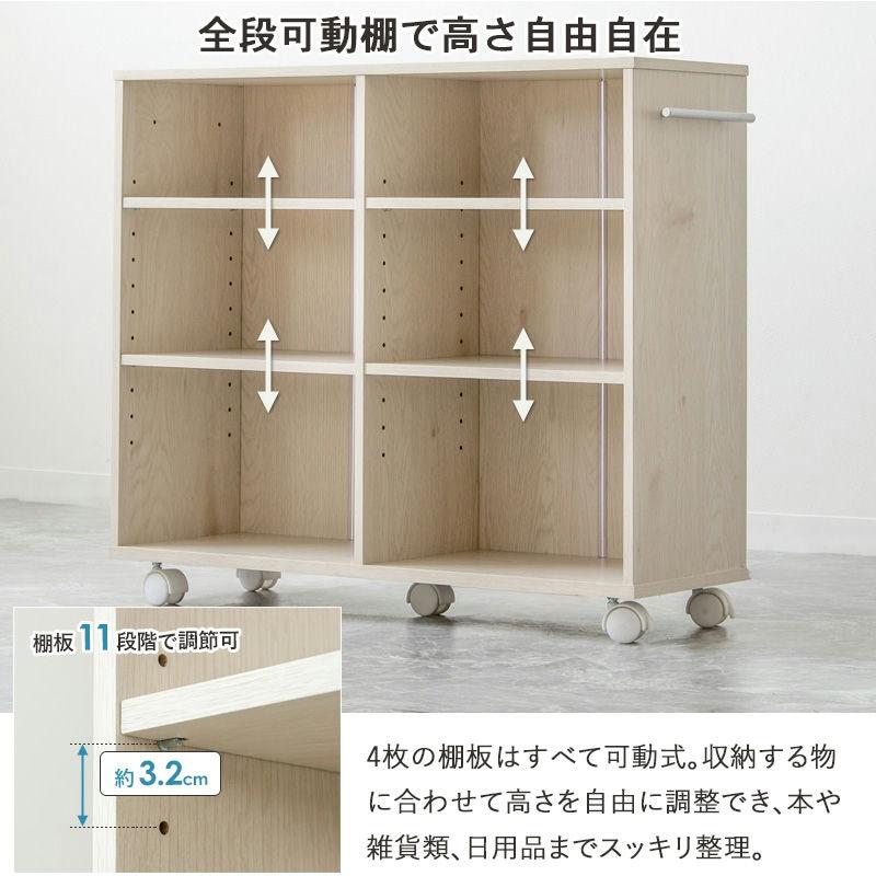 押入れ収納ラック 奥行75cm 選べる幅3サイズ (19/25/38cm) iw-29 クローゼット収納 クローゼット収納 リビング収納 すき間収納 サニタリー収納 岩附 iwatsuki | 岩附 | 09