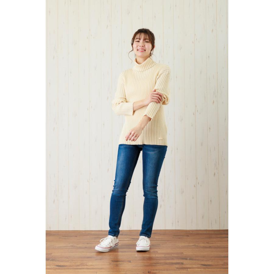 livelively（リブリブリ） ゆったりリブタートル タートルネック