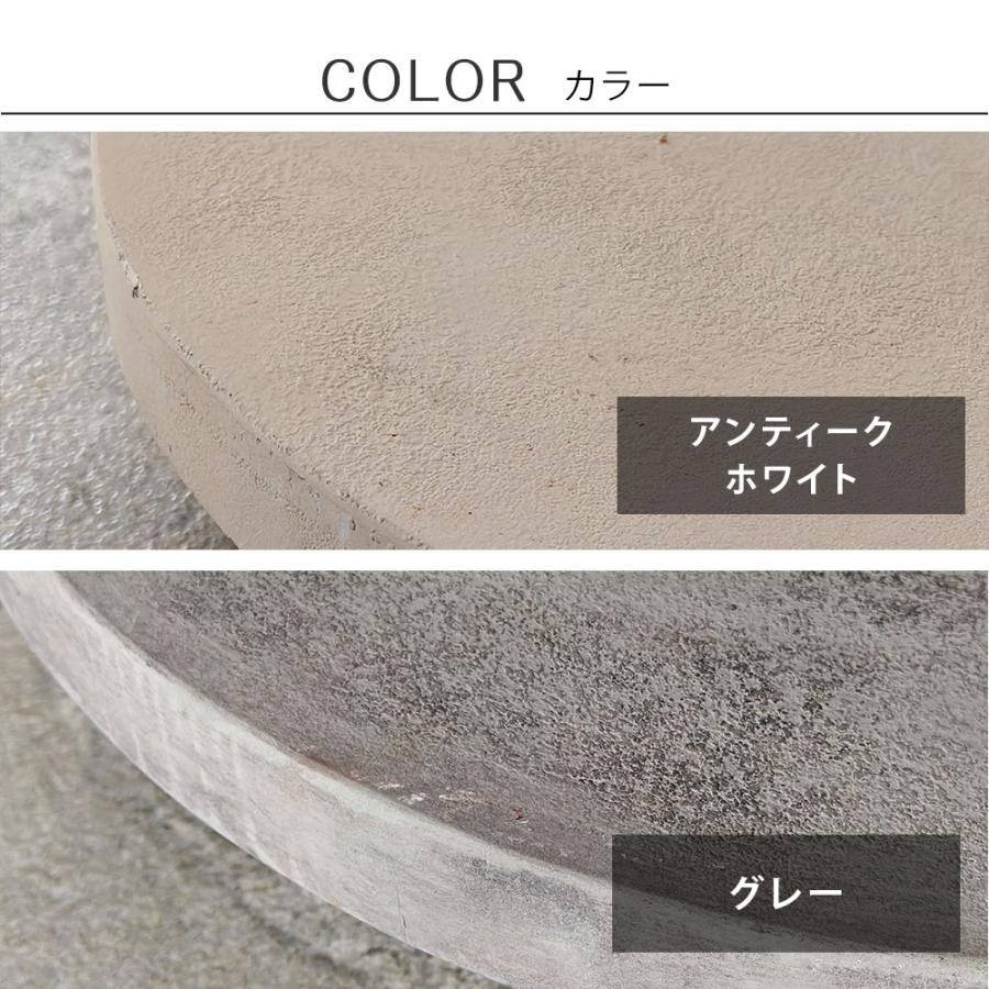 セメント製キャスター付きプランターキャリー36cm 2台組 TR360-2P<br> 直径36 スタンド フラワースタンド ベース キャスター 台車 鉢置き 花台 プランター |  | 10