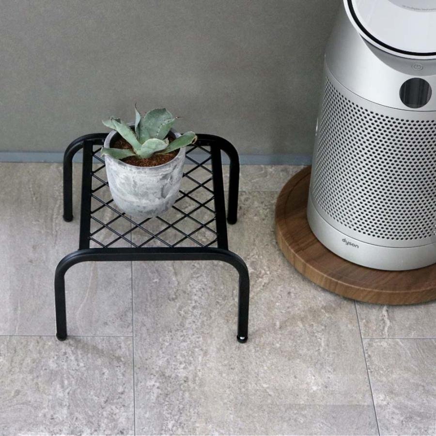 アイアンプランタースタンド「TWILL」(ツイル) ローサイズ TW008<br>幅25 高さ15 フラワースタンド 網 脚付き ガーデンラック 鉢置き 園芸ラック 花台 |  | 03