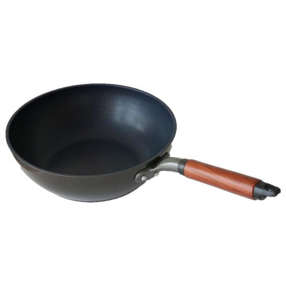 北陸アルミニウム ウー・ウェンパン+【ガス火用】24cm蒸炒鍋