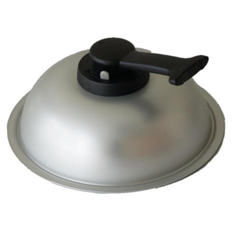 北陸アルミニウム ウー・ウェンパン+【ガス火用】24cm蒸炒鍋