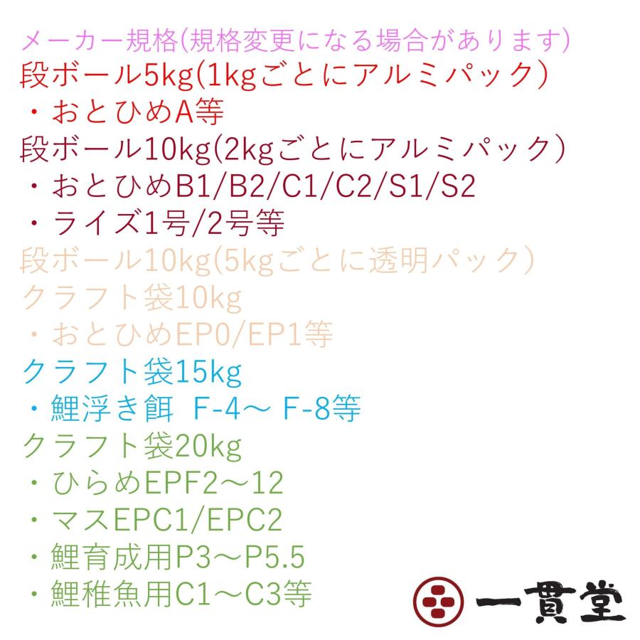 日清丸紅飼料 おとひめB2 200g (0.36〜0.62mm) 沈降性(沈下性) 小分け