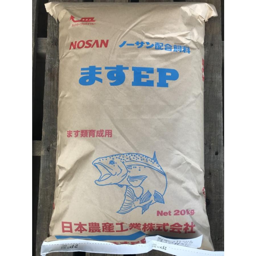 餌  ますＥＰ　４．５Ｐ     沈降性 　20kg  日本農産　 メダカ 金魚 熱帯魚 餌 お買い得｜ikkando-oosaka