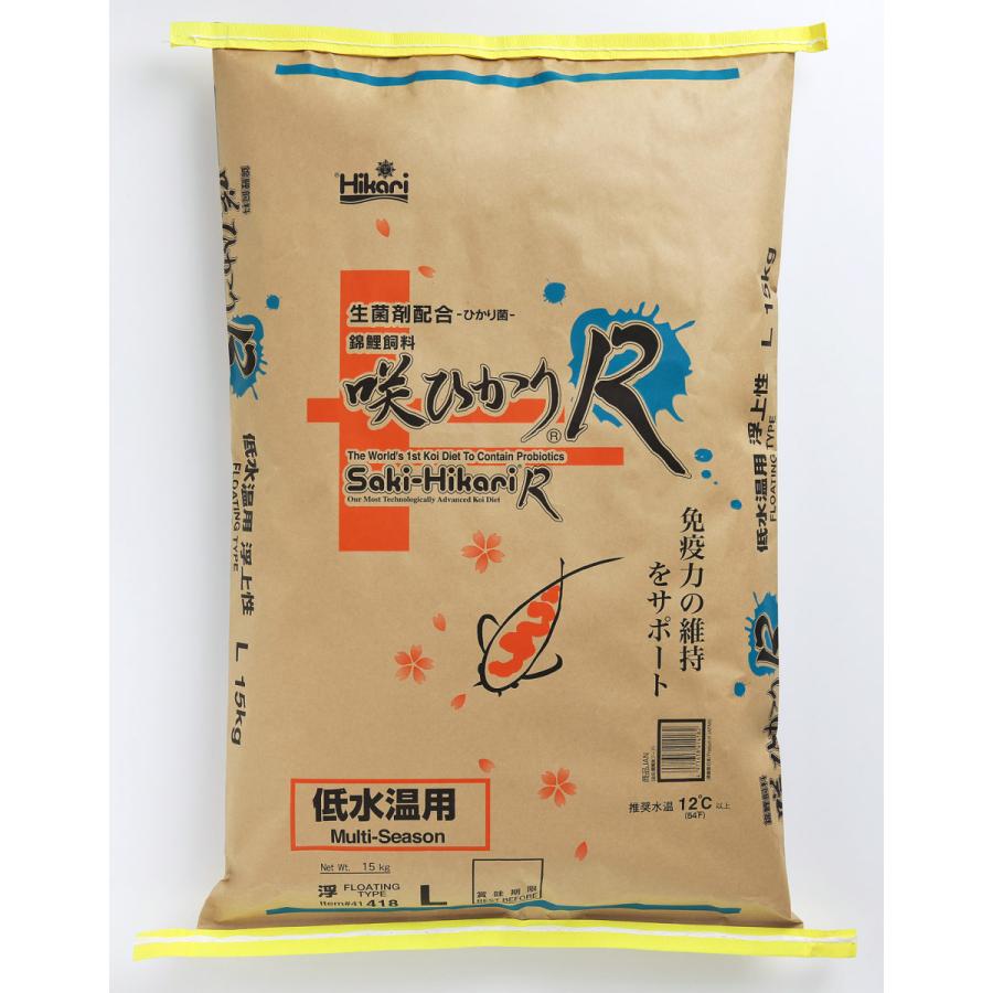 株式会社 キョーリン 咲ひかりR 低水温用 浮上L 15kg×1