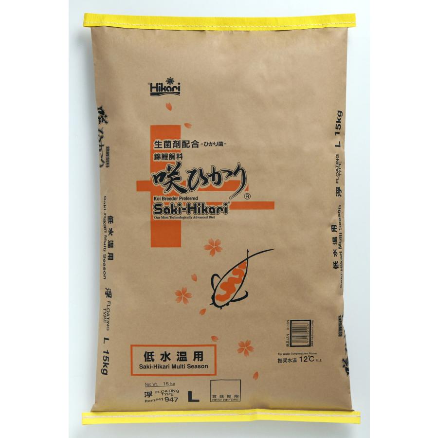 株式会社 キョーリン 咲ひかり 低水温用 浮上    L 15kg×1