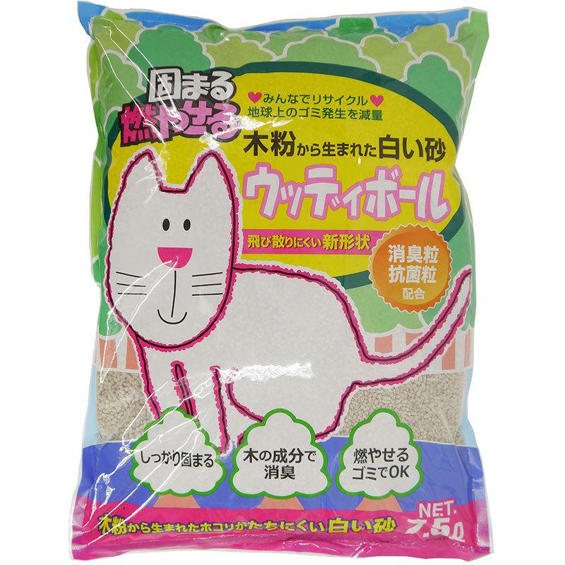 ペットプロジャパン 木粉から生まれた白い砂 ウッディボール 7 5l入数3 10ケース単位販売 30 Cyoku 一貫堂 大阪府茨木市 通販 Yahoo ショッピング