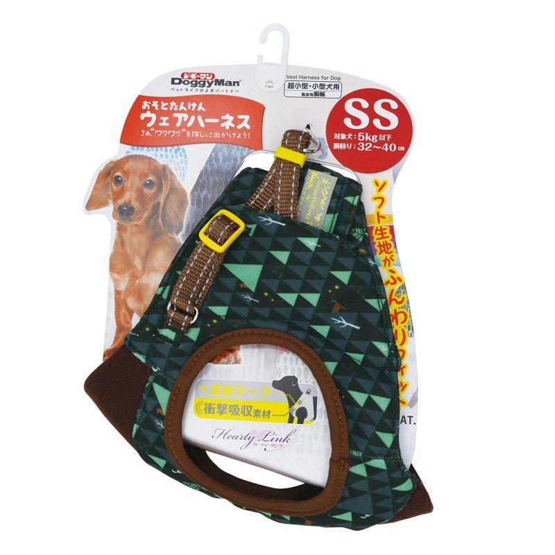 ハーネス [ドギーマンハヤシ] HL07 おそとたんけんウェアハーネス SS かくれんぼ 120個販売【1ケース販売】
