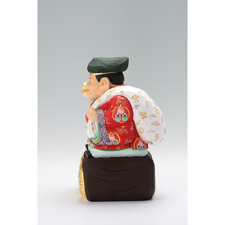 大黒様/奈良一刀彫/桧/木彫人形/大黒天 : 一刀彫高橋勇二 - 通販