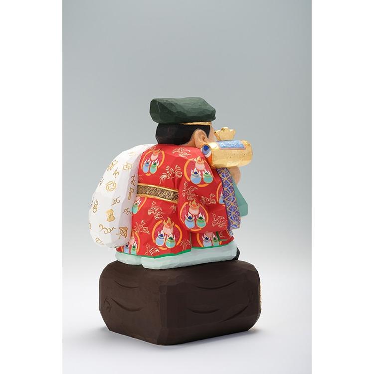 大黒様/奈良一刀彫/桧/木彫人形/大黒天 : 一刀彫高橋勇二 - 通販