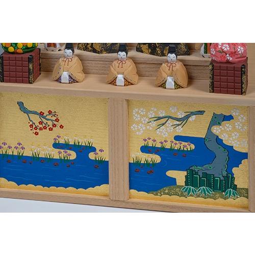 雛人形 「五段飾雛」大サイズ 十五人飾り | 一刀彫り お雛様 手作り