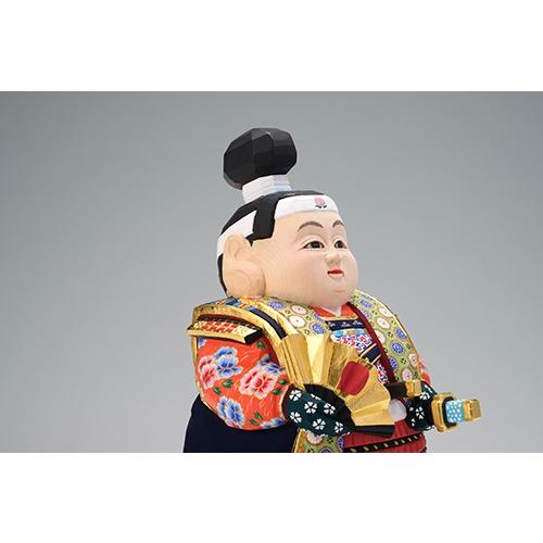 五月人形 「桃太郎」 中サイズ 桧 | 兜 端午の節句 飾り 兜飾り 一刀彫
