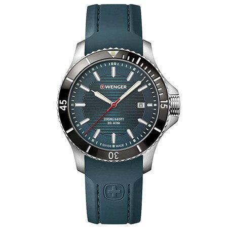 ウェンガー WENGER Sea Force ダイバー グリーンシリコンストラップ 20  