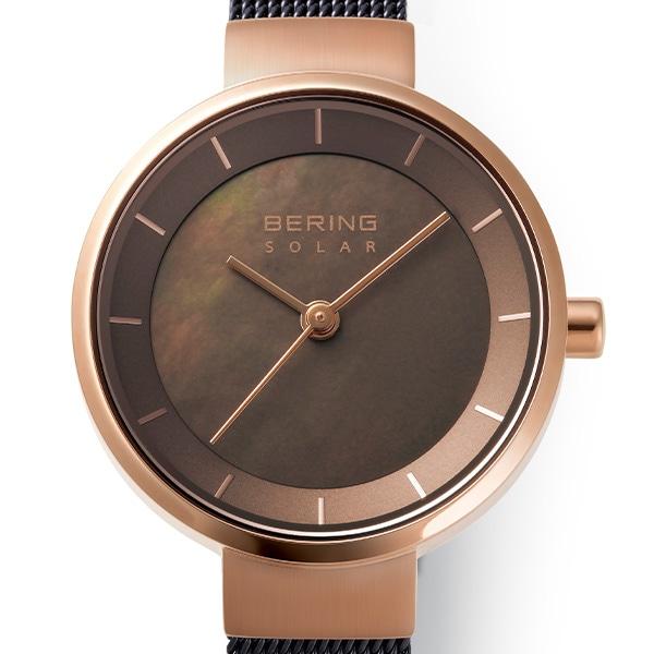 BERING ベーリング スカンジナビアンソーラー ペアコレクション 日本限定モデル 27mm レディース腕時計 正規品 3年保証 14627-265-J【14627265J】の画像