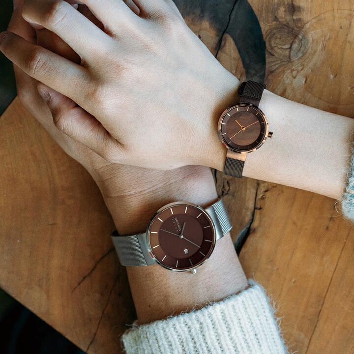 BERING ベーリング スカンジナビアンソーラー ペアコレクション 日本限定モデル 27mm レディース腕時計 正規品 3年保証 14627-265-J【14627265J】の画像