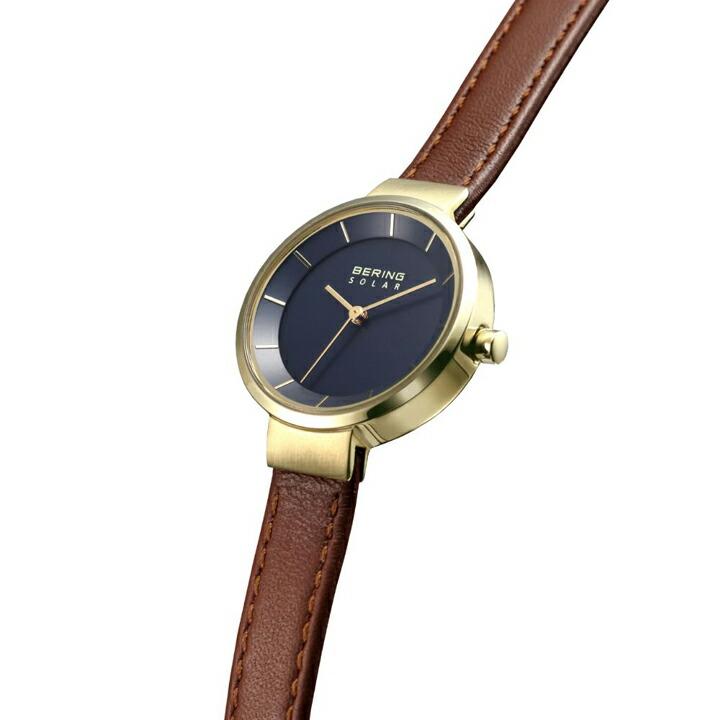 BERING ベーリング Ladies Scandinavian Solar Navy Blue スカンジナビアン ソーラー ネイビーブルー レディー 27mm 腕時計 正規品 3年保証 14627-537の画像