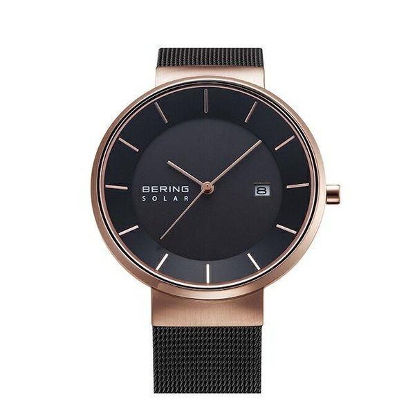 BERING ベーリング SCANDINAVIAN SOLAR スカンジナヴィアンソーラー 39mm 5気圧防水 腕時計 日本国内正規品 3年保証 14639-166 【14639166】の画像