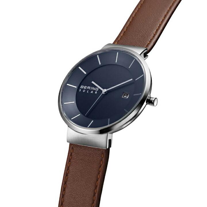 BERING ベーリング SCANDINAVIAN SOLAR スカンジナビアン ソーラー ネイビーブルー 39mm 腕時計 正規品 3年保証  14639-507の画像