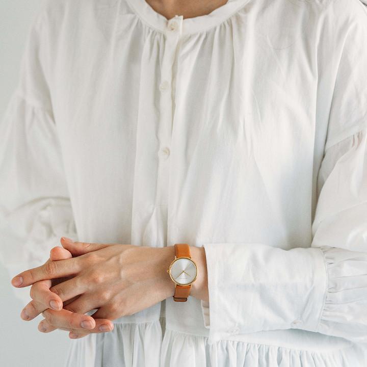 日本限定 替え用レザーバンド付属 BERING ベーリング Changes mini クォーツ 29mm レディース腕時計 正規品 3年間メーカー保証 15729-530-3Hの画像