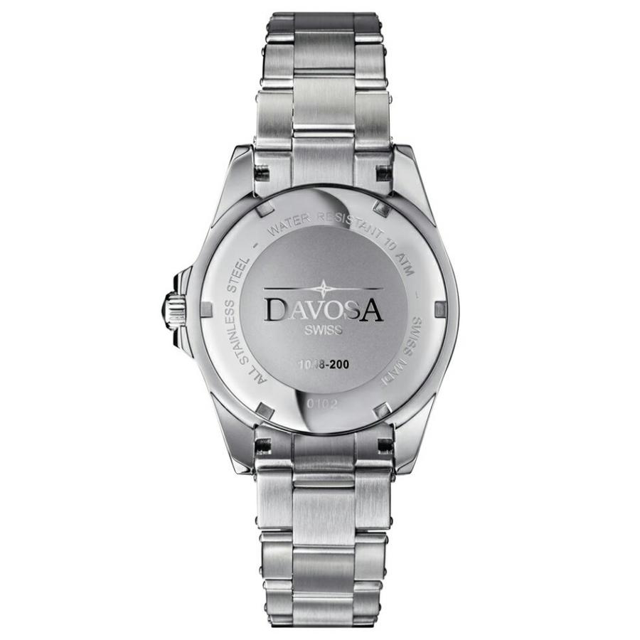 DAVOSA ダボサ テルノス シックスティズ スイス製 自動巻き 10気圧防水 ブルー文字盤 40mm 日本国内正規品 2年保証 メンズ腕時計 161.525.40の画像
