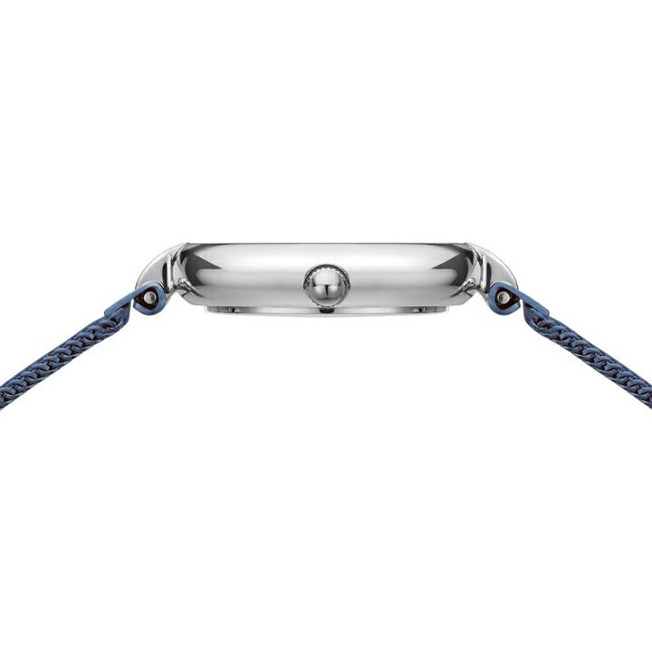 BERING ベーリング Classic Diamond Blue クラシック ダイヤモンド ブルー クォーツ 24mm レディース腕時計 正規品 3年保証 17724-307 17724307の画像