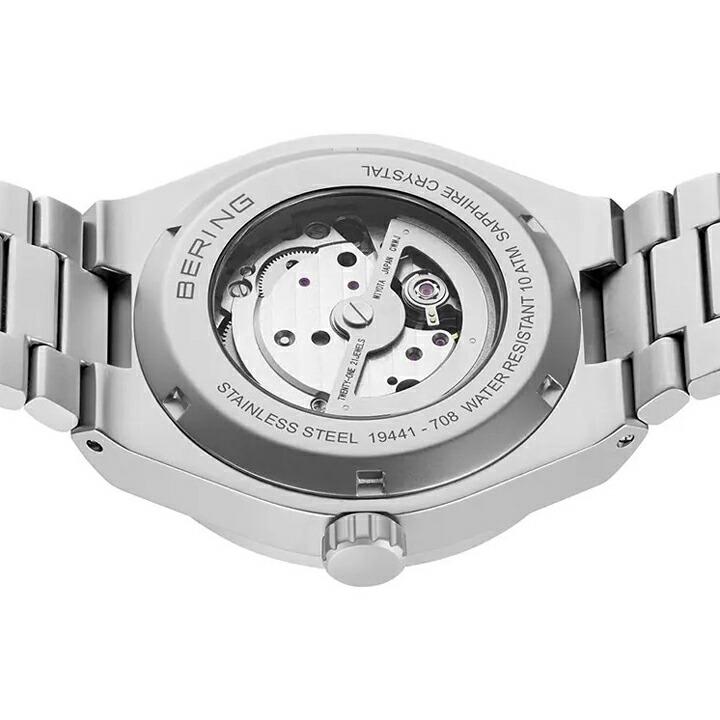 BERING ベーリング ARCTIC CIRCLE 自動巻き 41mm 10気圧防水 グリーン 腕時計 日本国内正規品 3年間メーカー保証 19441-708 19441708の画像