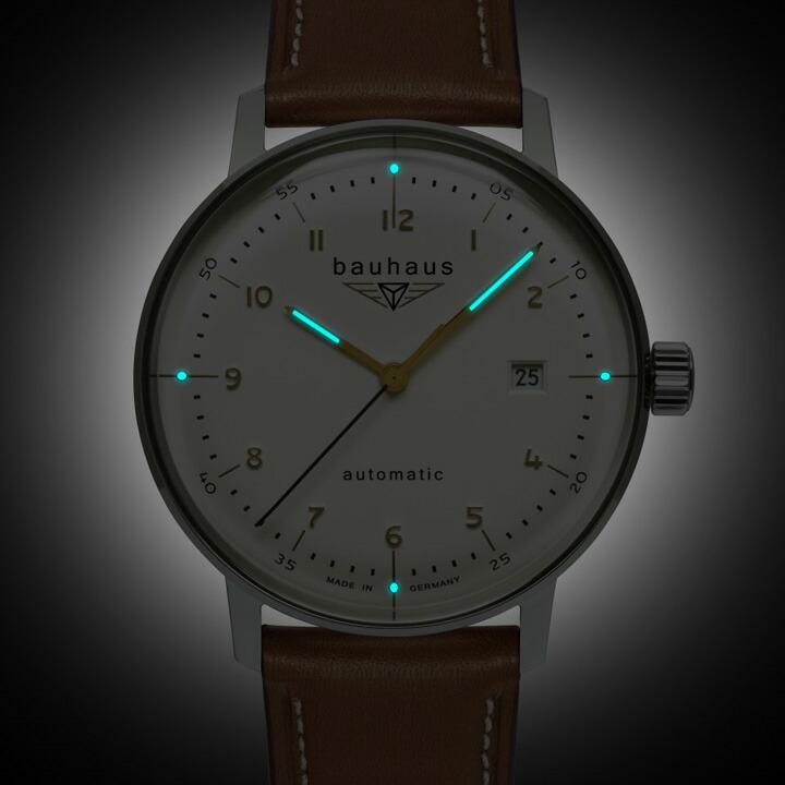 ボーナスストア＋10% バウハウス  BAUHAUS POINTtec（ポインテック社）デッサウ Dessau 自動巻き 40mm ドイツ製 腕時計 正規品 2064-1ATの画像