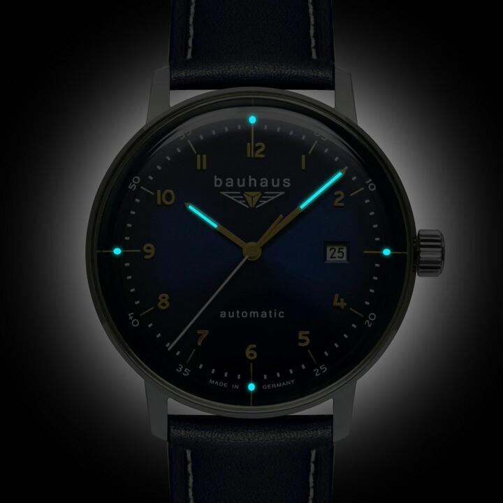 ボーナスストア＋10% バウハウス  BAUHAUS POINTtec（ポインテック社）デッサウ Dessau 自動巻き 40mm ドイツ製  腕時計 正規品 2064-3ATの画像