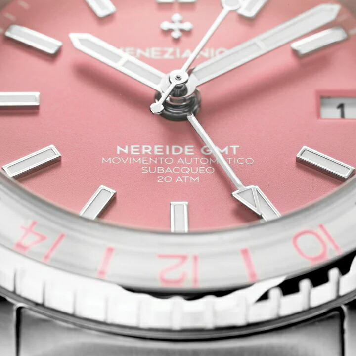 ボーナスストア＋10% ヴェネチアニコ Venezianico NEREIDE GMT 39mm 自動巻き 20気圧防水 イタリア製 2年保証 日本国内正規品 3521506Cの画像