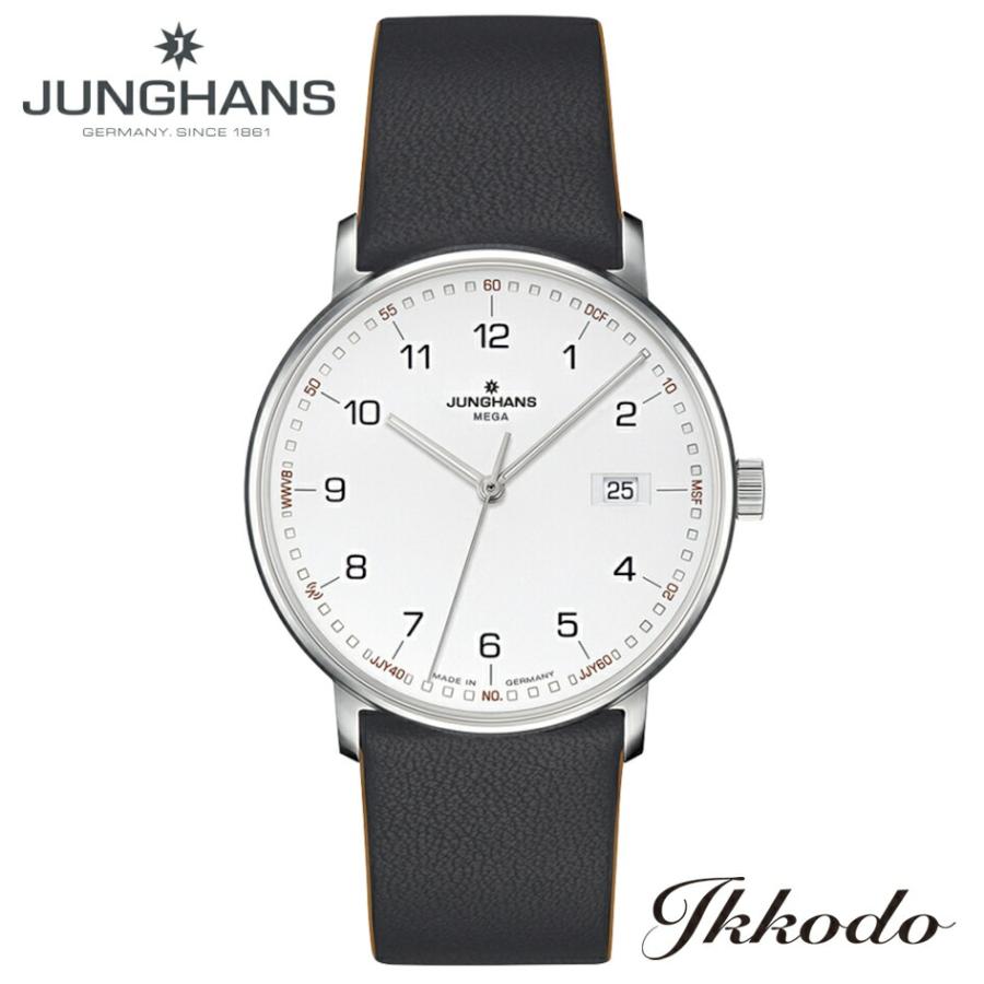 フォーム ユンハンス JUNGHANS メガ Form Mega 電波クォーツ メンズ