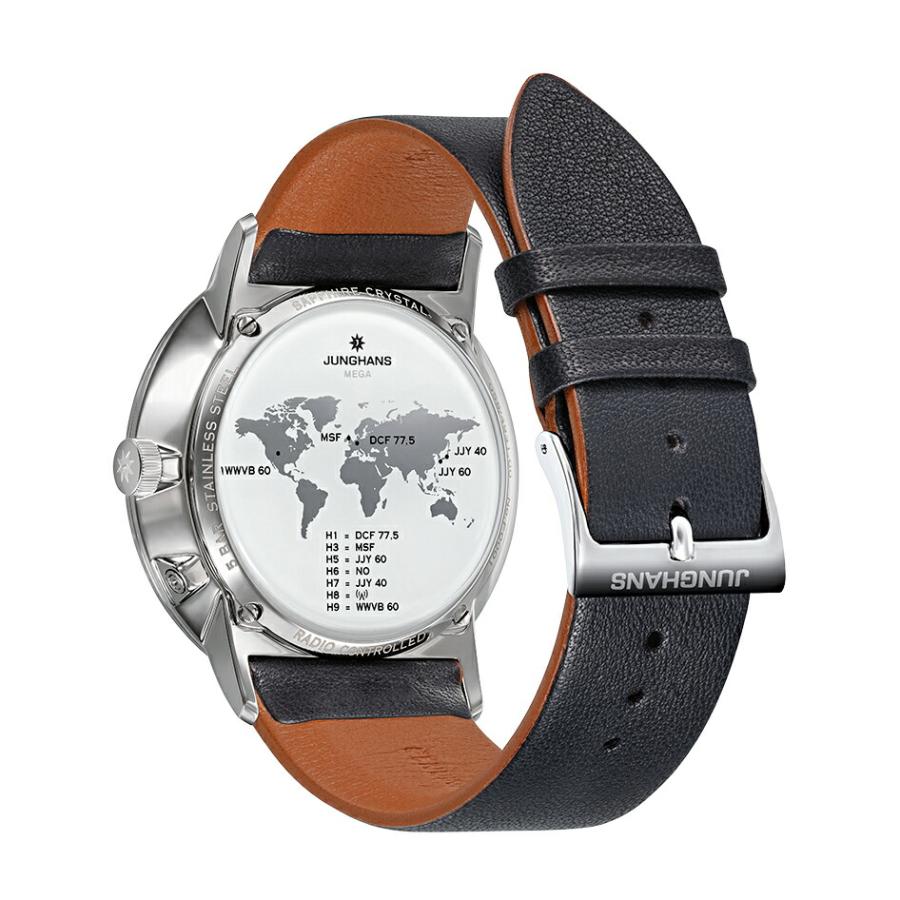 フォーム ユンハンス JUNGHANS メガ Form Mega 電波クォーツ メンズ