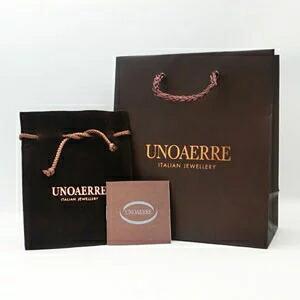 UNOAERRE ウノアエレ K18ホワイトゴールドフープピアス 正規品 596 